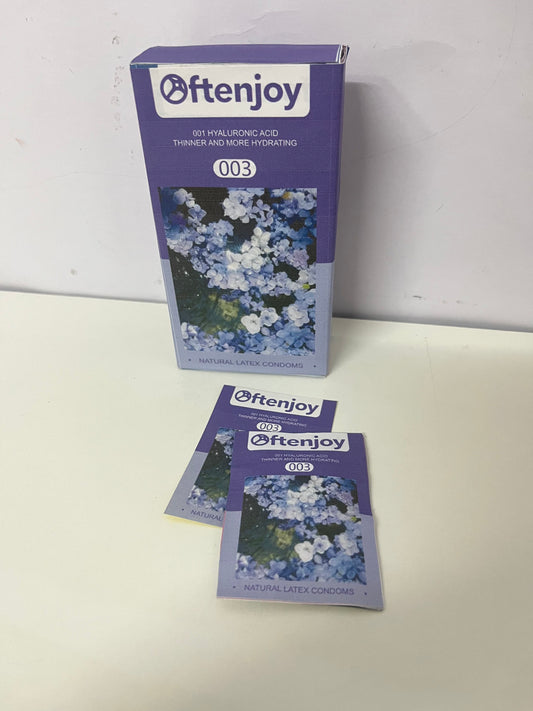 [Oftenjoy Condoms]——003 Hyaluronic Acid Condoms - Ultra-Thin & Hydrating Latex Condoms