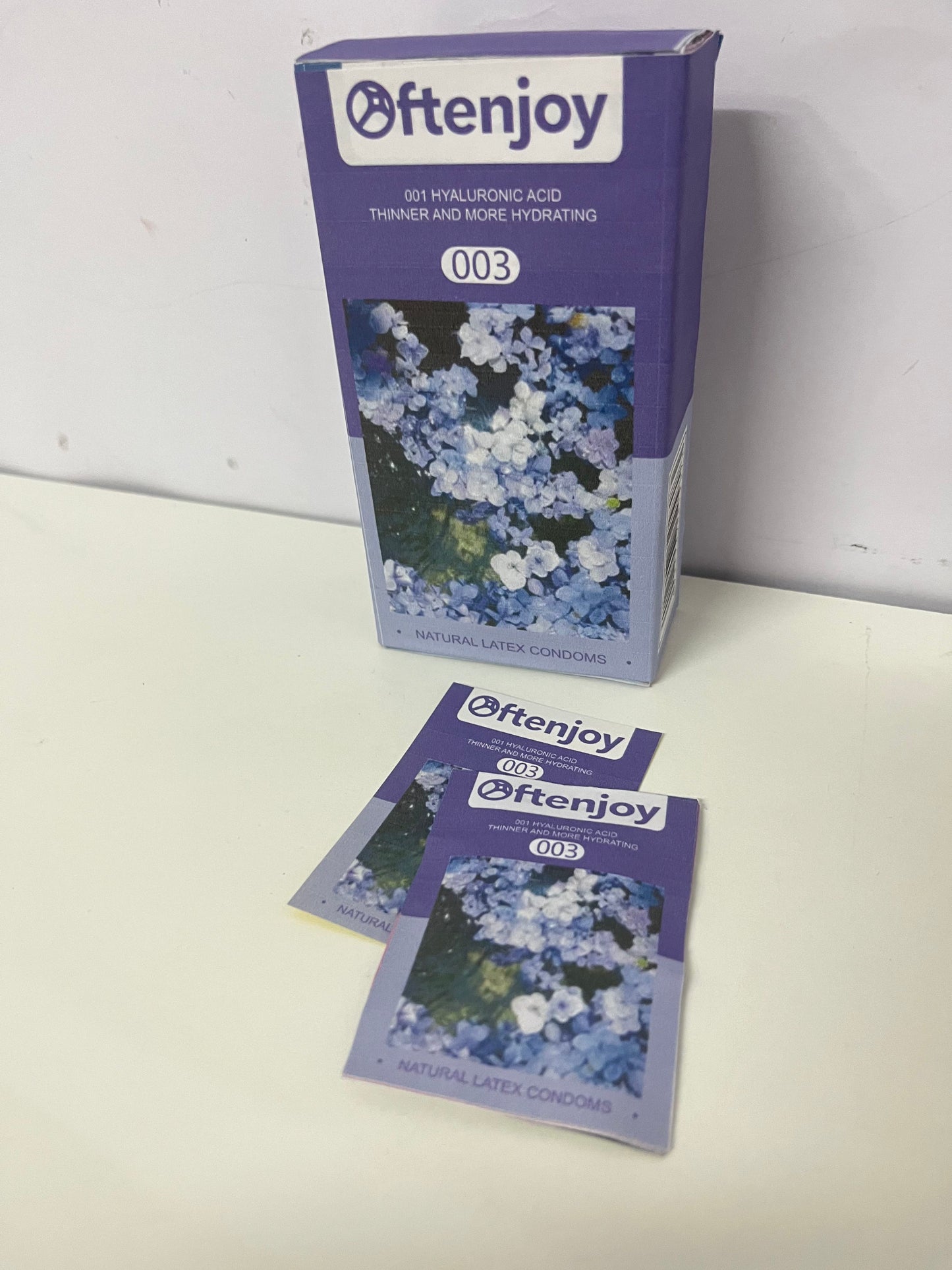 [Oftenjoy Condoms]——003 Hyaluronic Acid Condoms - Ultra-Thin & Hydrating Latex Condoms