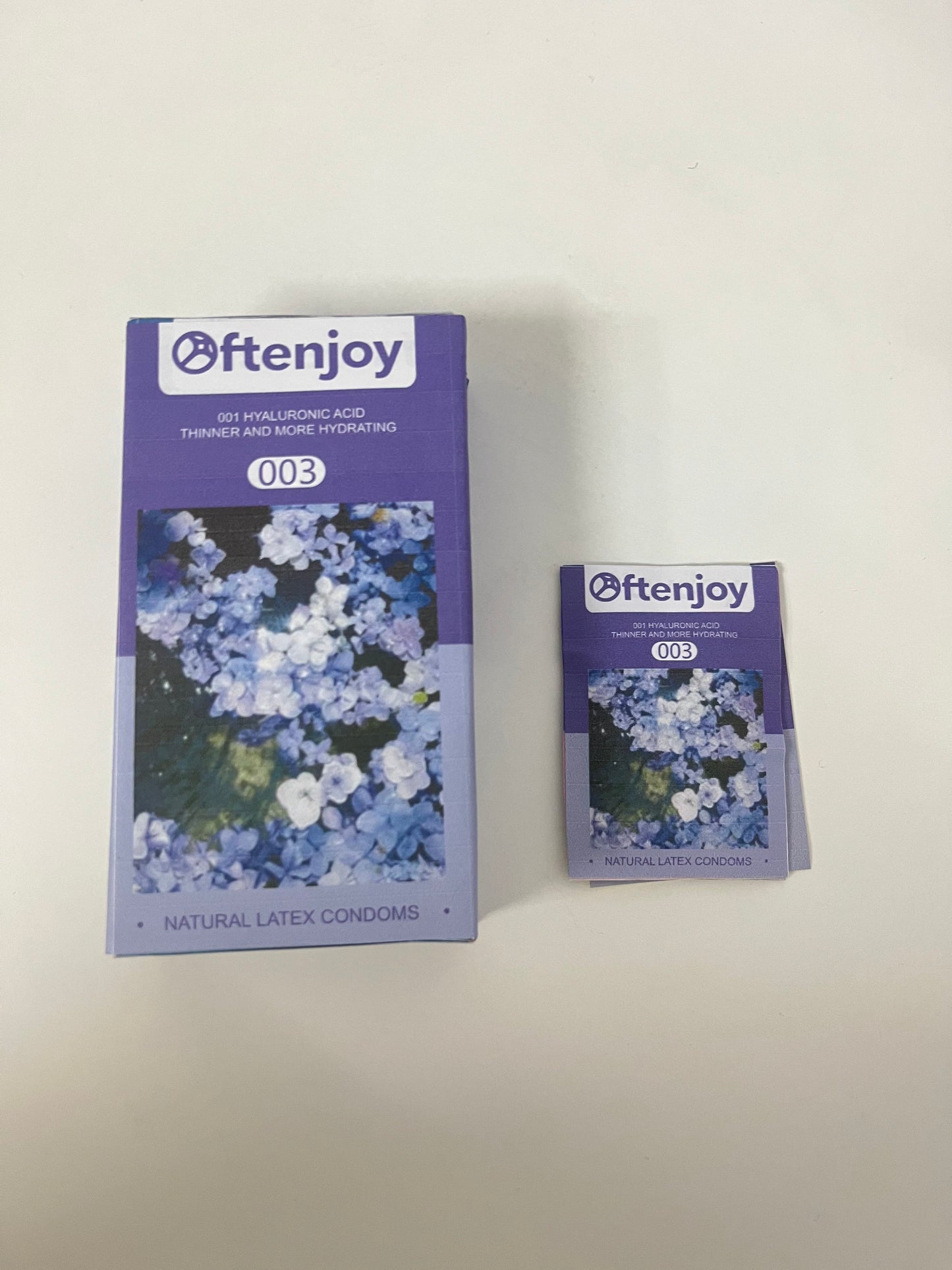 [Oftenjoy Condoms]——003 Hyaluronic Acid Condoms - Ultra-Thin & Hydrating Latex Condoms
