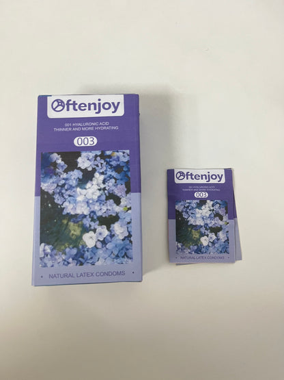 [Oftenjoy Condoms]——003 Hyaluronic Acid Condoms - Ultra-Thin & Hydrating Latex Condoms