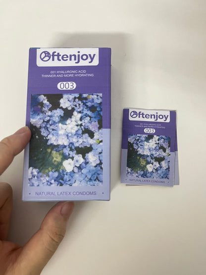 [Oftenjoy Condoms]——003 Hyaluronic Acid Condoms - Ultra-Thin & Hydrating Latex Condoms