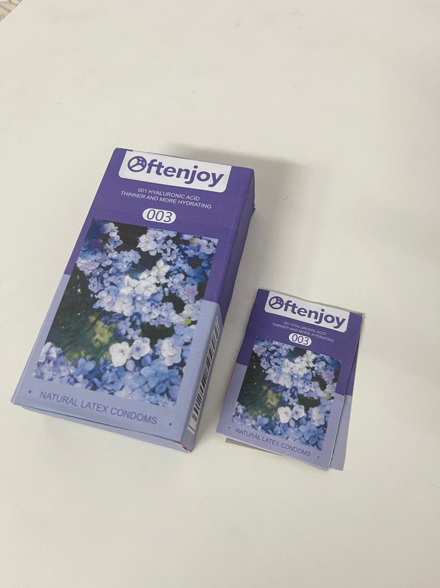 [Oftenjoy Condoms]——003 Hyaluronic Acid Condoms - Ultra-Thin & Hydrating Latex Condoms