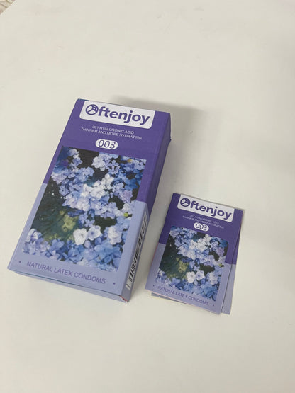 [Oftenjoy Condoms]——003 Hyaluronic Acid Condoms - Ultra-Thin & Hydrating Latex Condoms