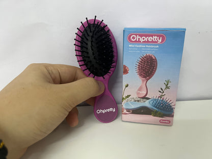 [Ohpretty Combs]——Mini Cushion Hairbrush - Portable Anti-Static Massage Comb