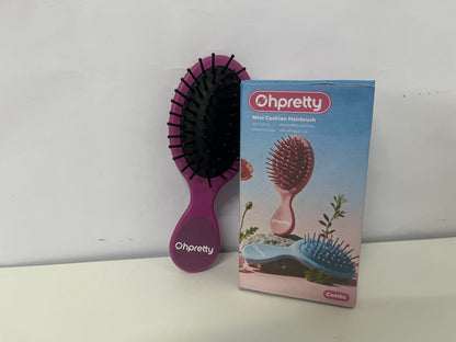 [Ohpretty Combs]——Mini Cushion Hairbrush - Portable Anti-Static Massage Comb