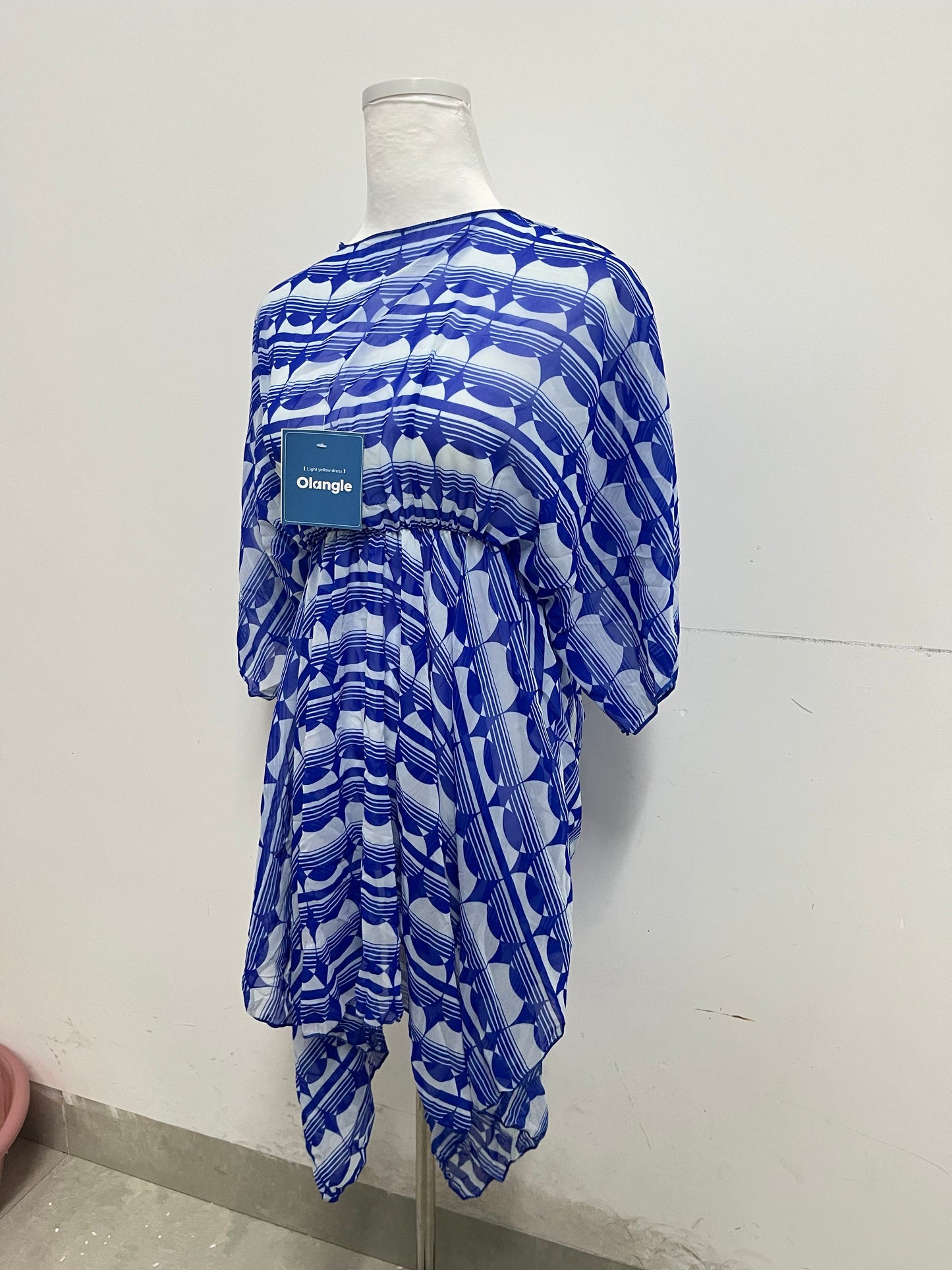 Olangle  Women's Kaftan Boho Loose Dress Maxi
