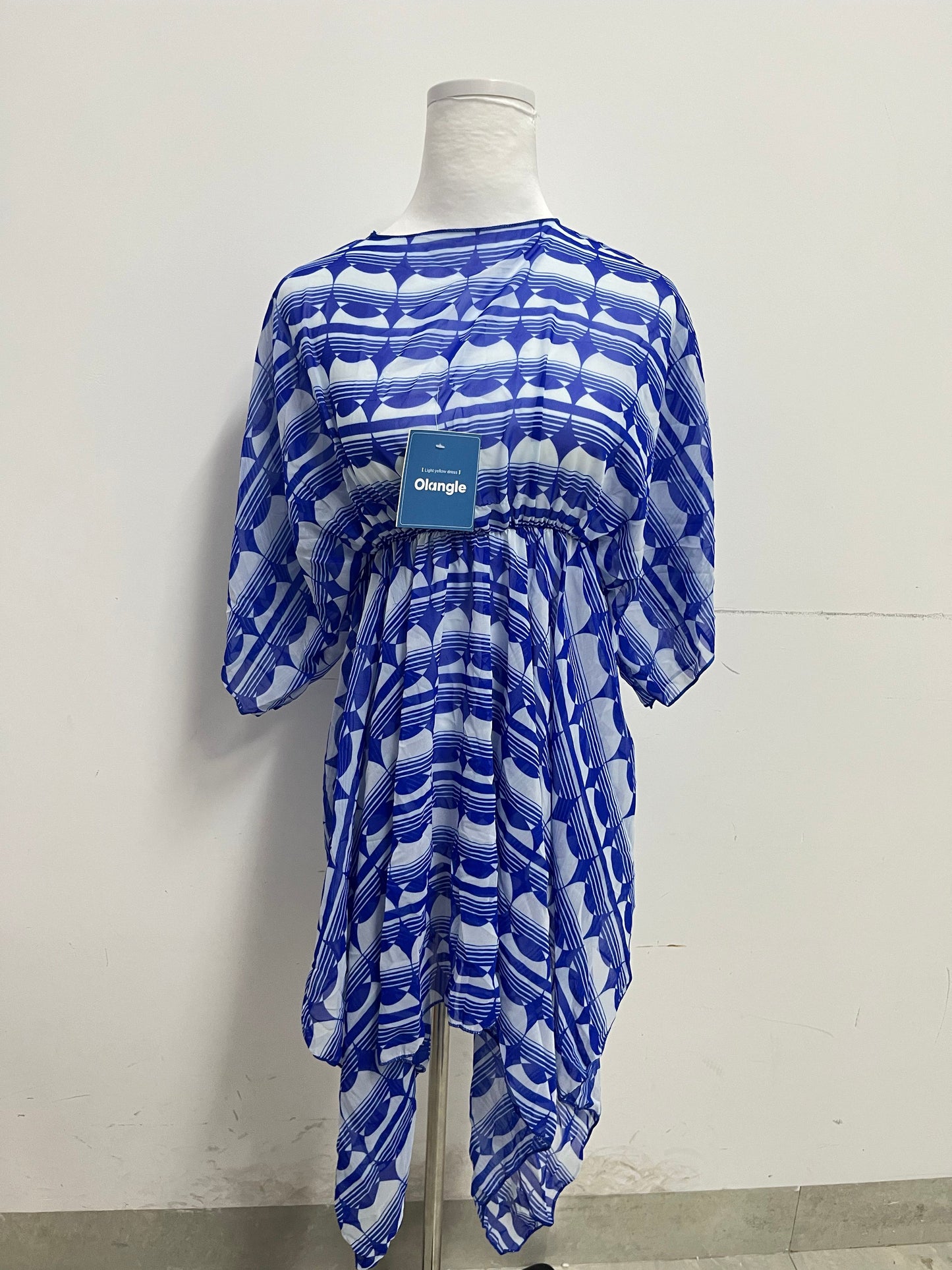 Olangle  Women's Kaftan Boho Loose Dress Maxi