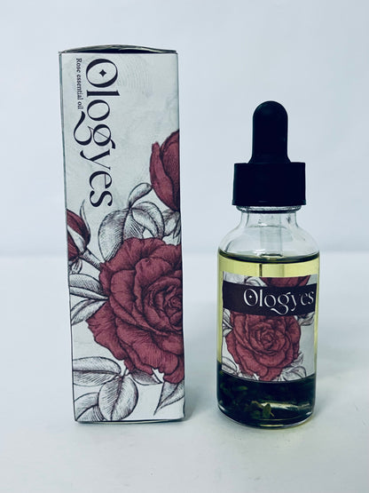 Ologyes Rose Essential Oil 100% Pure Natural Scent for Diffusers, Candles, Soap Making & Aromatherapy-Relaxing Home & Gift Essential Oil for Bath, Massage