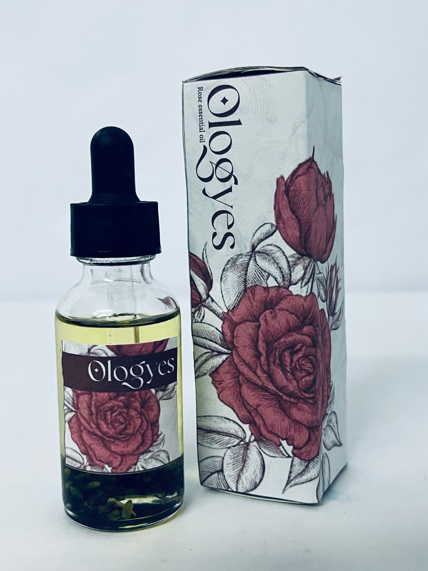 Ologyes Rose Essential Oil 100% Pure Natural Scent for Diffusers, Candles, Soap Making & Aromatherapy-Relaxing Home & Gift Essential Oil for Bath, Massage