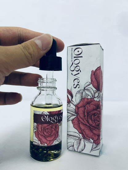 Ologyes Rose Essential Oil 100% Pure Natural Scent for Diffusers, Candles, Soap Making & Aromatherapy-Relaxing Home & Gift Essential Oil for Bath, Massage