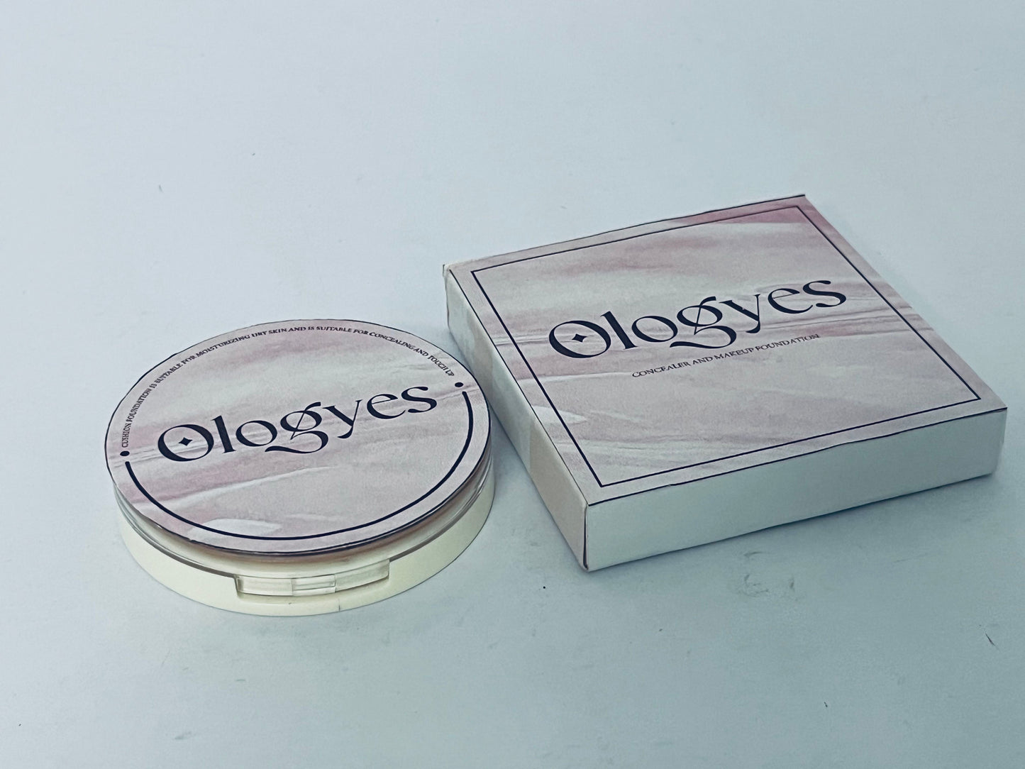 Ologyes Clean Invisible Pressed Powder, Lightweight, Breathable, Vegan Formula, Ivory 105