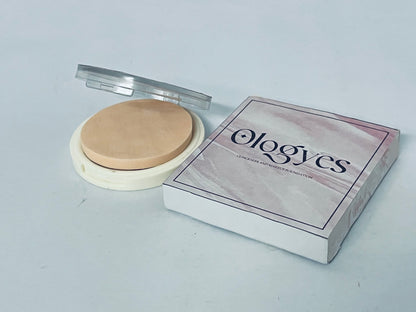 Ologyes Clean Invisible Pressed Powder, Lightweight, Breathable, Vegan Formula, Ivory 105