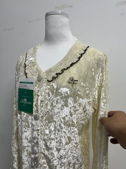Ologyouth Sleepwear Velvet Robe for Women Sexy Sleepwear