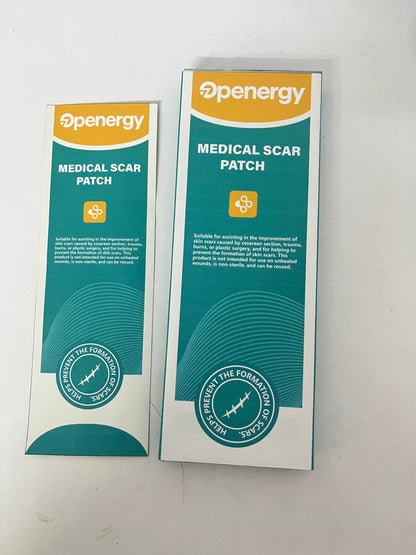 Openergy Medical Scar Patch - Improve and Prevent Scar Formation, Suitable for Cesarean Section, Trauma, Burns, and Plastic Surgery Scars