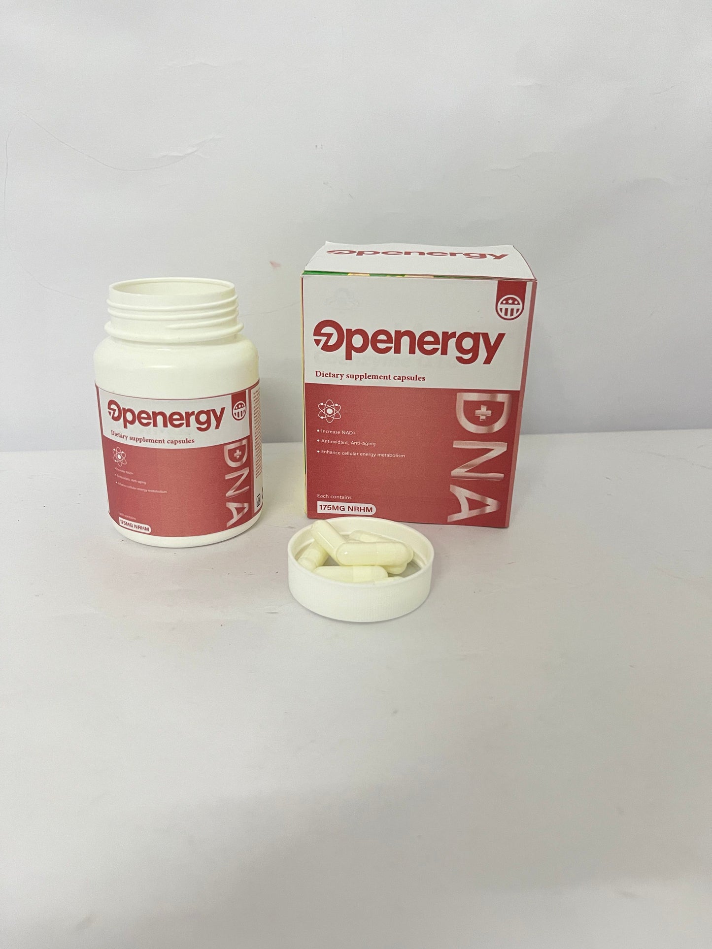 Openergy +DNA Dietary Supplement Capsules | Boost NAD+, Antioxidant & Anti-aging, Enhance Cellular Energy Metabolism