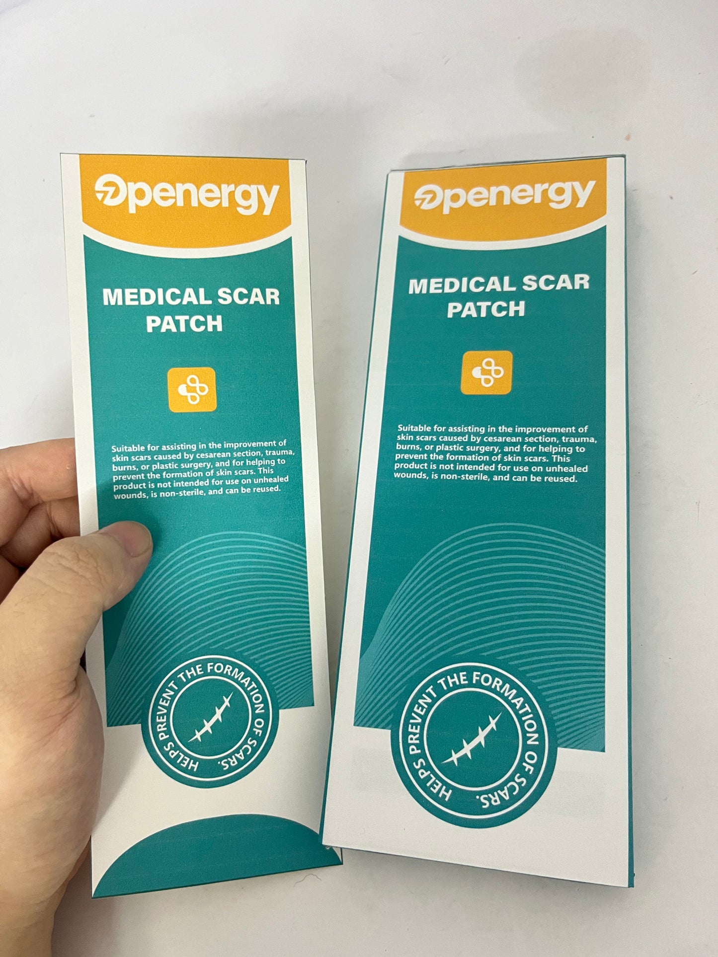 Openergy Medical Scar Patch - Improve and Prevent Scar Formation, Suitable for Cesarean Section, Trauma, Burns, and Plastic Surgery Scars