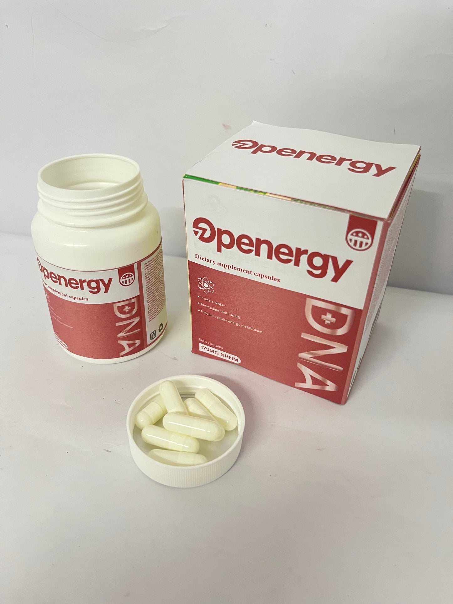 Openergy +DNA Dietary Supplement Capsules | Boost NAD+, Antioxidant & Anti-aging, Enhance Cellular Energy Metabolism