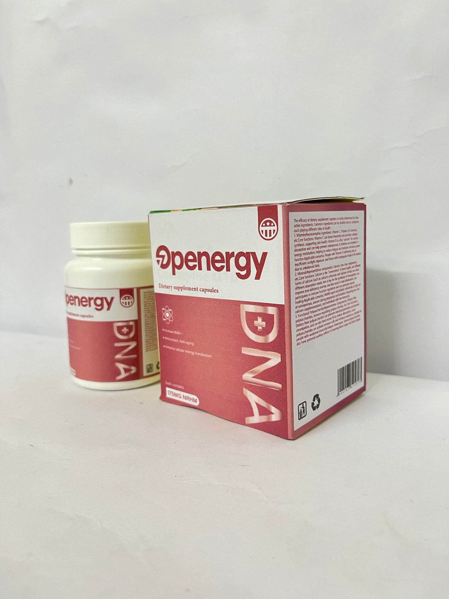 Openergy +DNA Dietary Supplement Capsules | Boost NAD+, Antioxidant & Anti-aging, Enhance Cellular Energy Metabolism