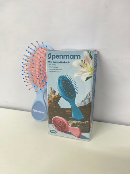 「Openmam Combs」——Mini Cushion Hairbrush - Portable Anti-Static Massage Comb