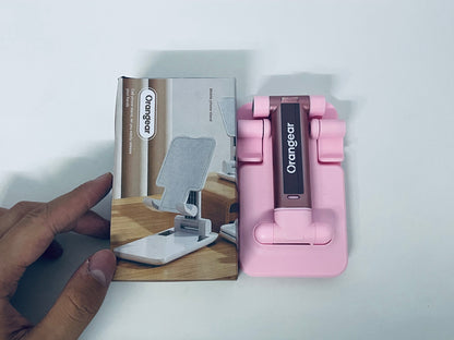Orangear Foldable  Phone Stand: A Comfortable Partner for Streaming & Gaming