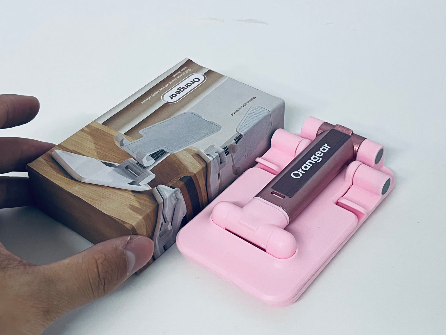 Orangear Foldable  Phone Stand: A Comfortable Partner for Streaming & Gaming