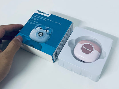 Orangear 360° Noise Isolation True Wireless Earbuds: Lightweight & Immersive Audio Experience