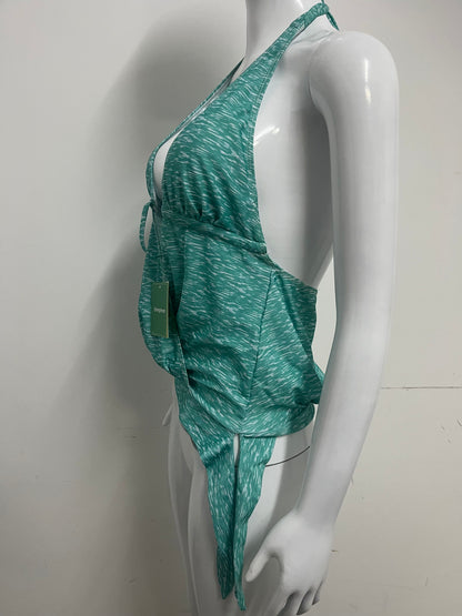 【Orangeheart Marled Halter Swim suits】—— Breezy Style for Confident Pool Days