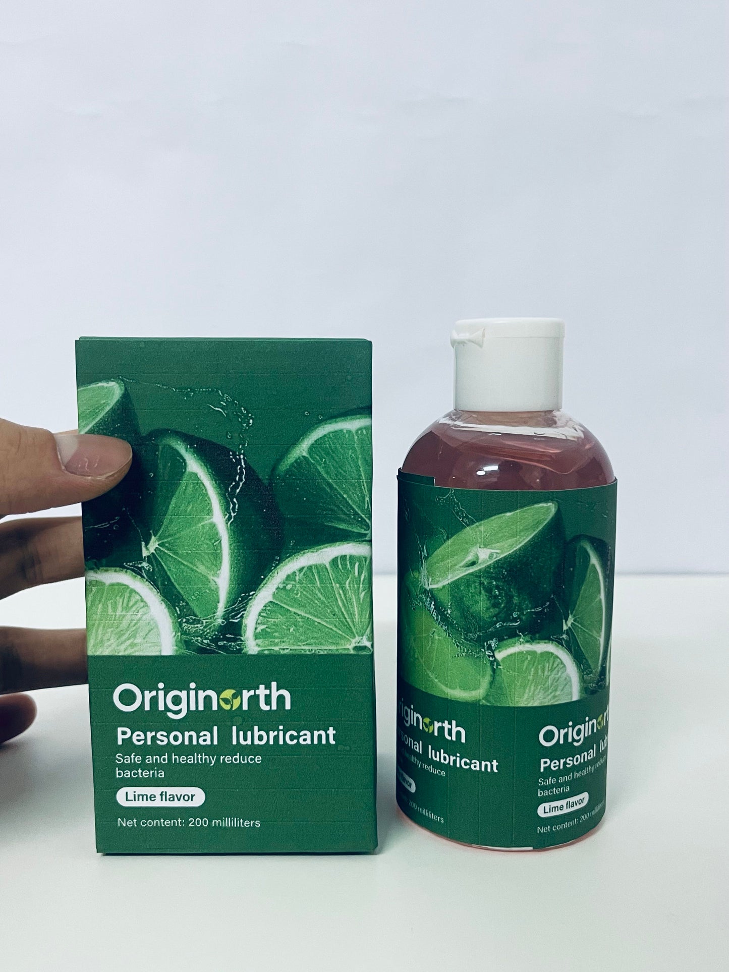 Originorth lime Flavor Personal Lubricant: Intimate Care Good Combining Comfort and Health