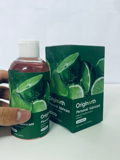 Originorth lime Flavor Personal Lubricant: Intimate Care Good Combining Comfort and Health