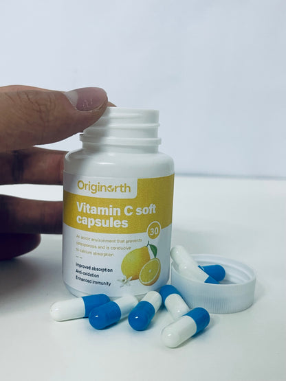【Originorth Vitamin C Soft Capsules】—— Nutritional Supplement for Daily Wellness