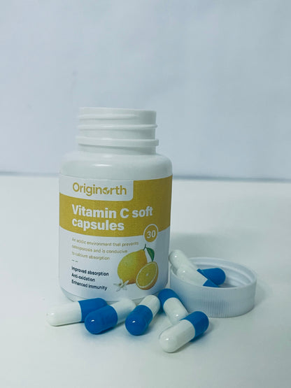 【Originorth Vitamin C Soft Capsules】—— Nutritional Supplement for Daily Wellness