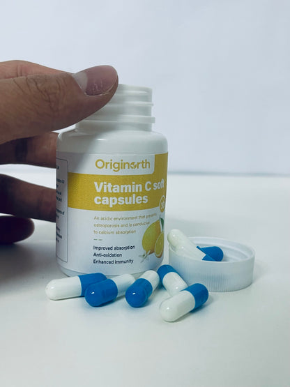 【Originorth Vitamin C Soft Capsules】—— Nutritional Supplement for Daily Wellness