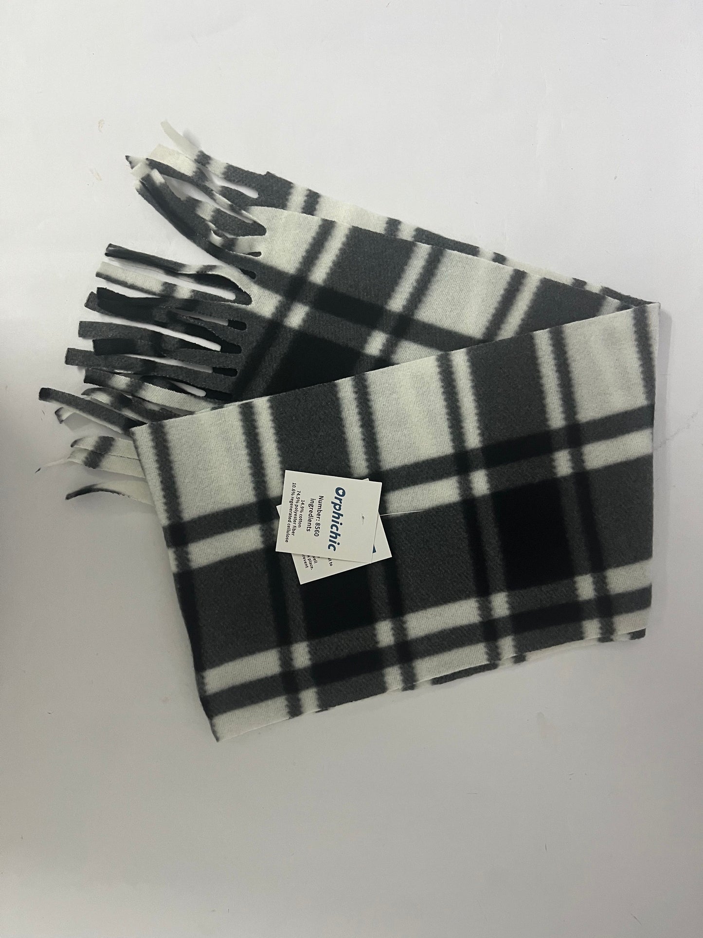 Orphichic Scarf For Men Women Winter Warm Neck Plaid Solid Scarves Fall Softest Classic