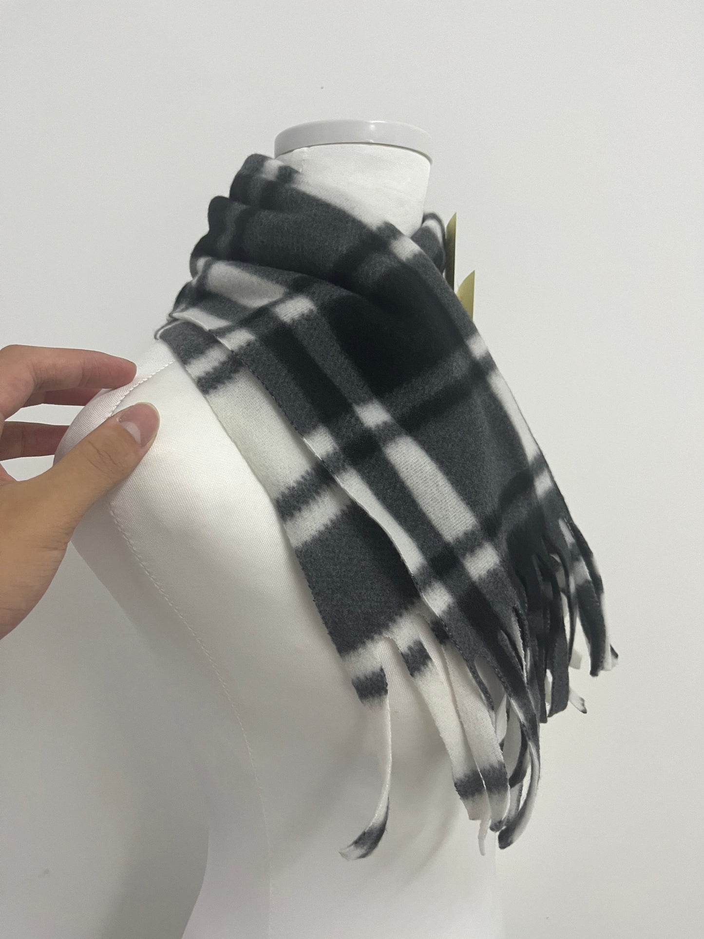 Orphichic Scarf For Men Women Winter Warm Neck Plaid Solid Scarves Fall Softest Classic