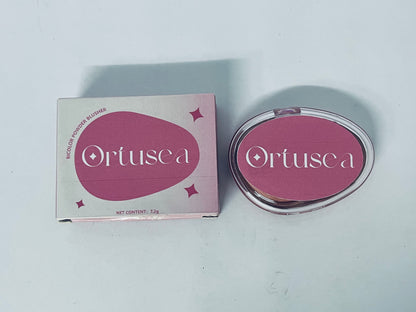 Ortusea Cream Dual Blush for Cheeks: Lightweight Highly Pigmented Blush - Smooth Natural Blush Palette - Long-lasting All-Day Face Makeup Blush（05#Crepe）