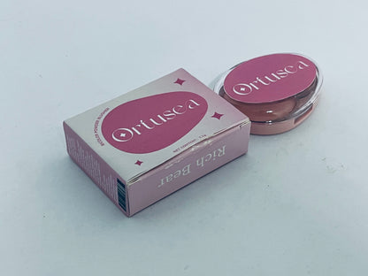 Ortusea Cream Dual Blush for Cheeks: Lightweight Highly Pigmented Blush - Smooth Natural Blush Palette - Long-lasting All-Day Face Makeup Blush（05#Crepe）