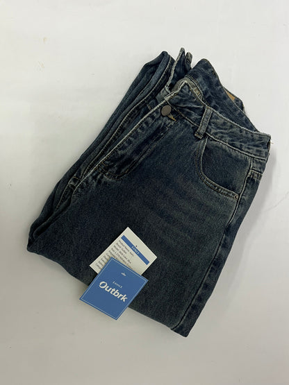 Outbrk Jeans Women's High Rise Relaxed Straight Jeans