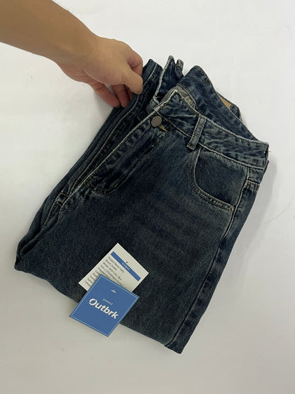 Outbrk Jeans Women's High Rise Relaxed Straight Jeans