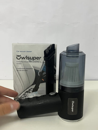 [Owlsuper Electric vacuum cleaners]——Owlsuer Handheld Wireless Car Vacuum Cleaner - Powerful Suction Portable Cleaning Tool
