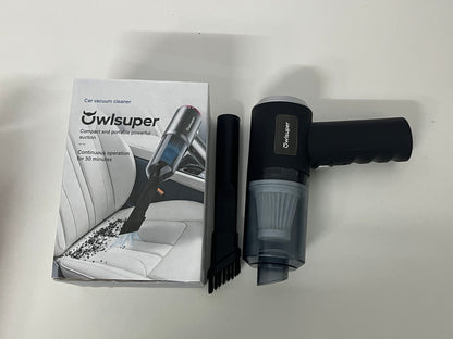 [Owlsuper Electric vacuum cleaners]——Owlsuer Handheld Wireless Car Vacuum Cleaner - Powerful Suction Portable Cleaning Tool