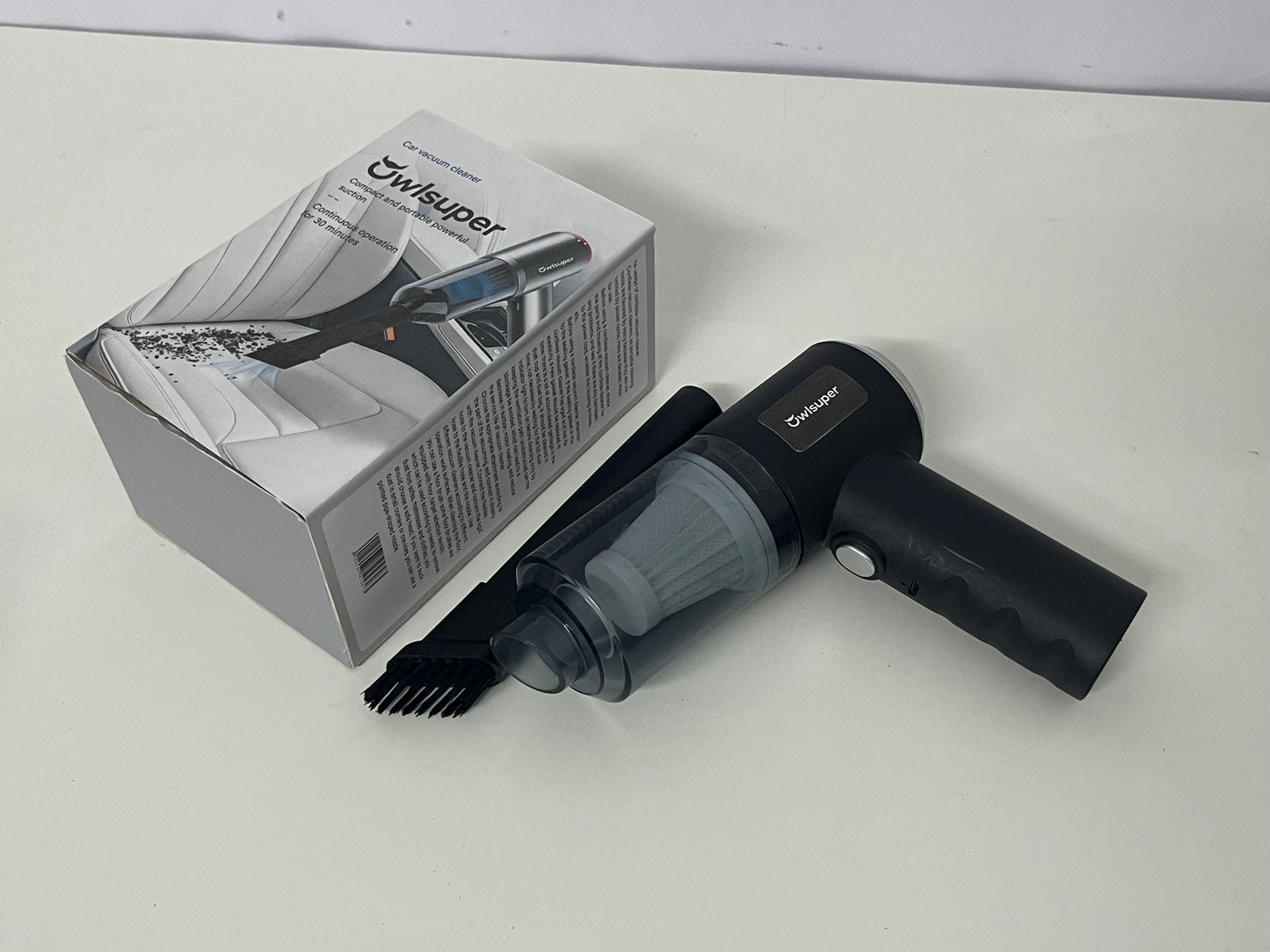 [Owlsuper Electric vacuum cleaners]——Owlsuer Handheld Wireless Car Vacuum Cleaner - Powerful Suction Portable Cleaning Tool