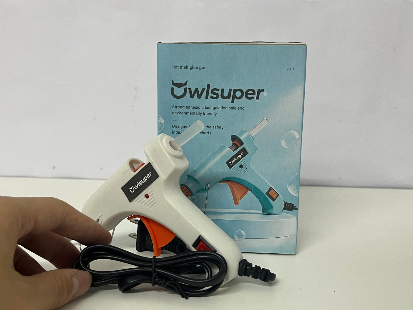 [Owlsuper Hot melt glue guns]——Owlsuper Safe Hot Melt Glue Gun - Kid-Friendly DIY & Home Repair Tool