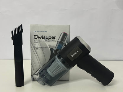 [Owlsuper Electric vacuum cleaners]——Owlsuer Handheld Wireless Car Vacuum Cleaner - Powerful Suction Portable Cleaning Tool
