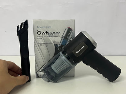 [Owlsuper Electric vacuum cleaners]——Owlsuer Handheld Wireless Car Vacuum Cleaner - Powerful Suction Portable Cleaning Tool