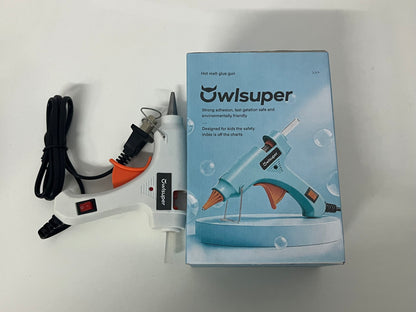 [Owlsuper Hot melt glue guns]——Owlsuper Safe Hot Melt Glue Gun - Kid-Friendly DIY & Home Repair Tool