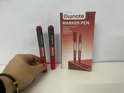 [Ownote Marker pens]——Ownote Waterproof Quick-Dry Marker Pens | Smooth Writing, Fade-Resistant Color