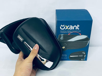 Oxant Wide Angle Rearview Mirror, HD Anti-Glare Blind Spot Mirrors for Car, Maximize Field of View to Eliminate Blind Spots, Easy Stick-On Installation