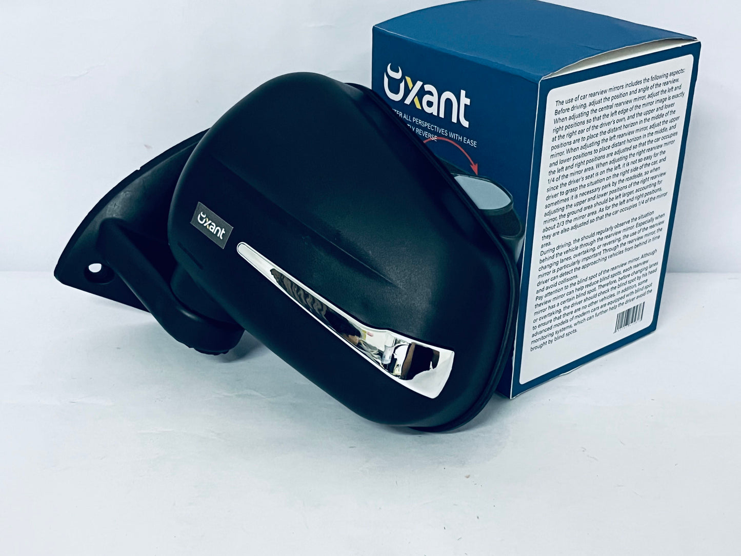 Oxant Wide Angle Rearview Mirror, HD Anti-Glare Blind Spot Mirrors for Car, Maximize Field of View to Eliminate Blind Spots, Easy Stick-On Installation
