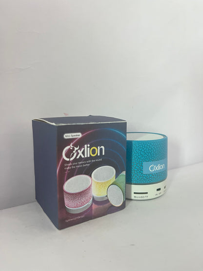 Oxlion Loud speakers Portable Mini Speaker, Super Bass Stereo Rechargeable Speaker with LED Lights
