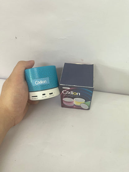 Oxlion Loud speakers Portable Mini Speaker, Super Bass Stereo Rechargeable Speaker with LED Lights